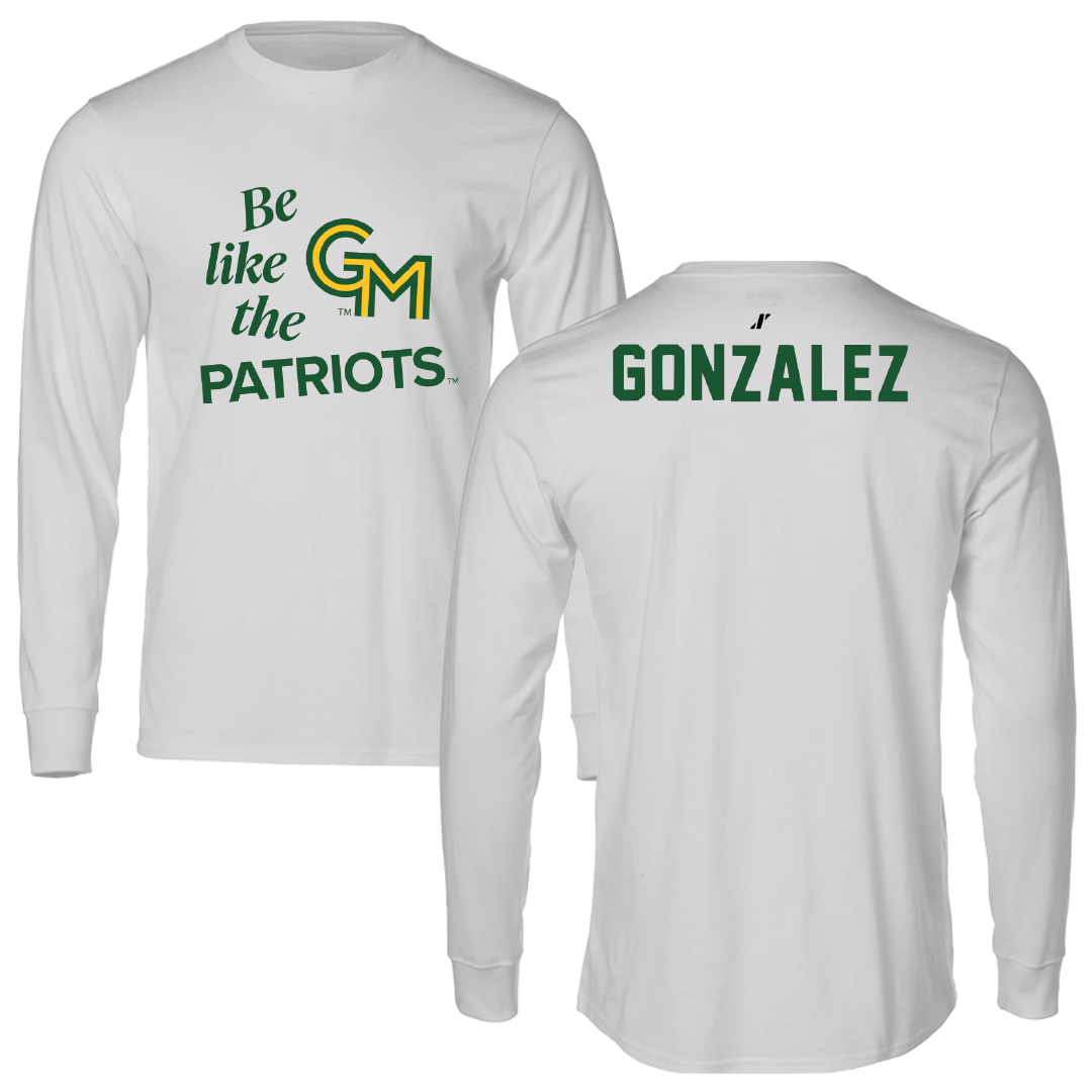 George Mason University Rowing Light Gray Be Like Us Long Sleeve - Gabriella Gonzalez