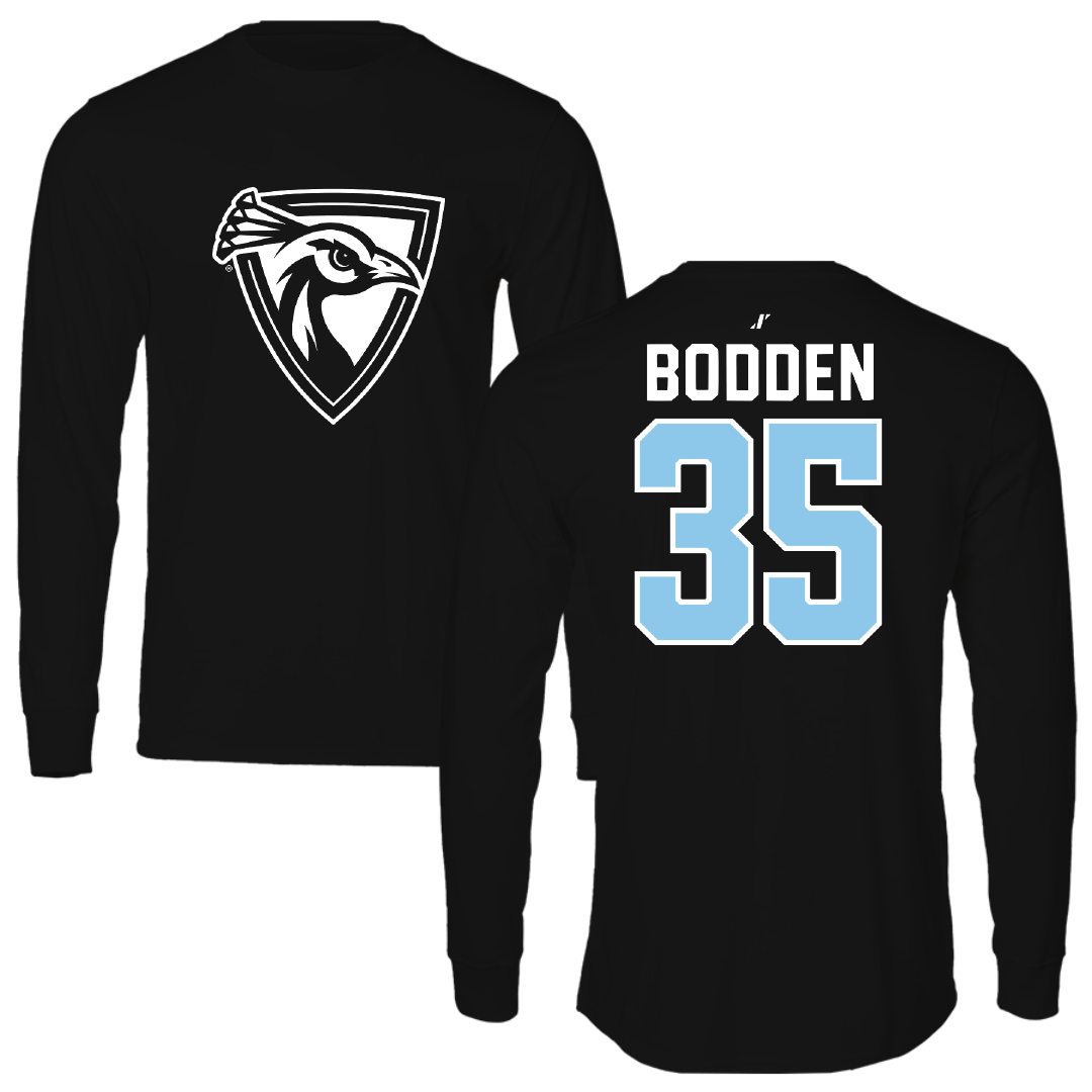 Upper Iowa University Basketball Black Performance Long Sleeve - #35 Junior Bodden