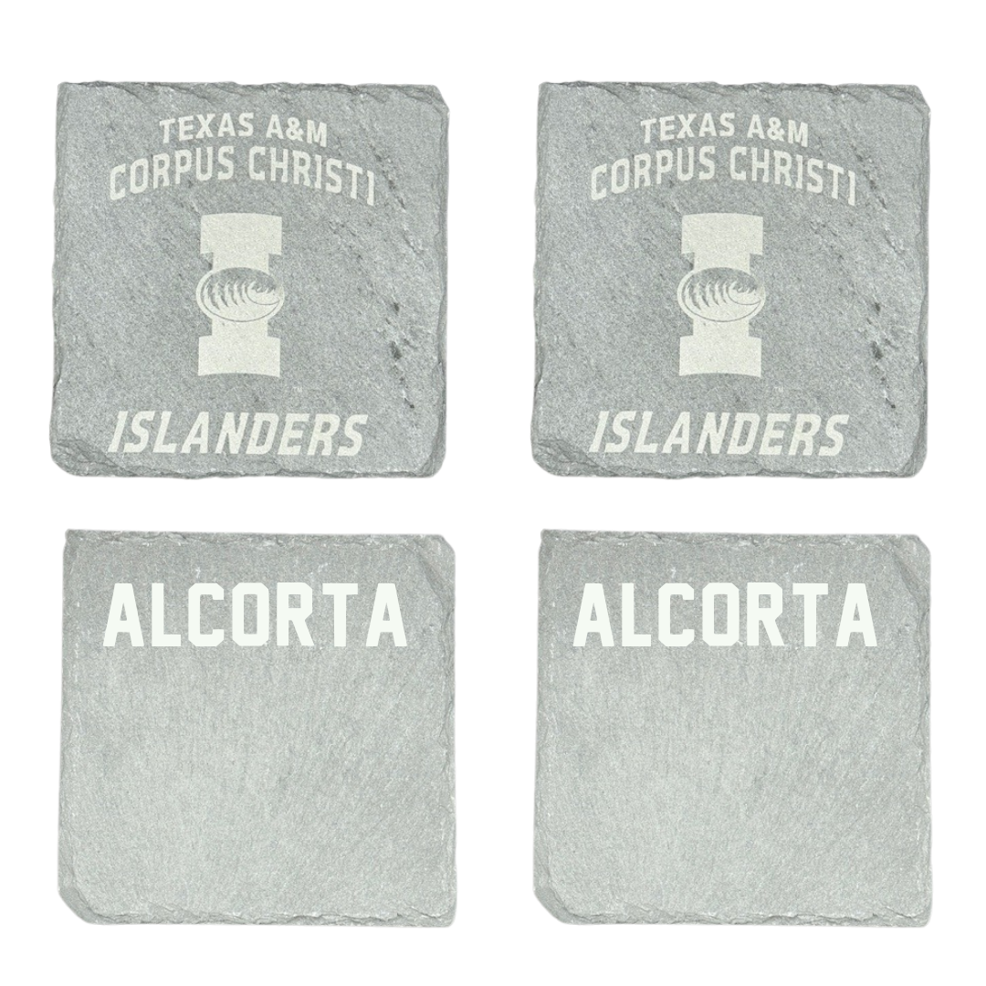 Texas A&M University-Corpus Christi TF and XC Stone Coaster (4 Pack)  - Gregorio Alcorta