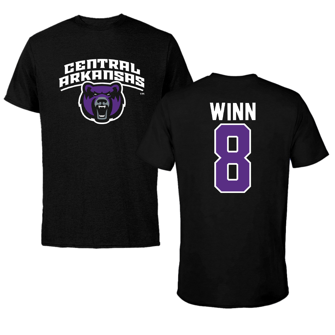 University of Central Arkansas Softball Black Performance Tee - #8 Shelby Winn