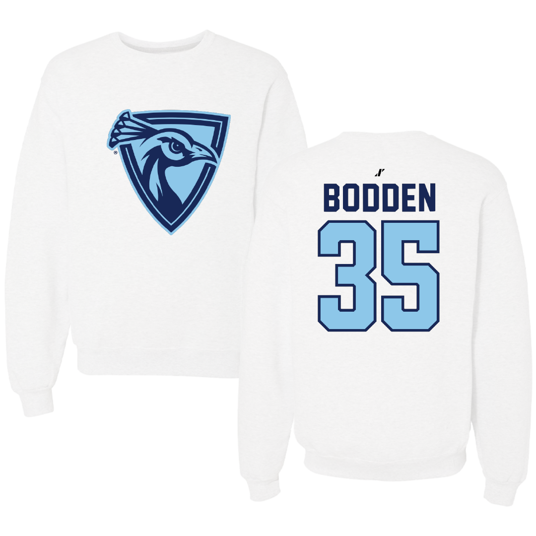 Upper Iowa University Basketball White Crewneck - #35 Junior Bodden