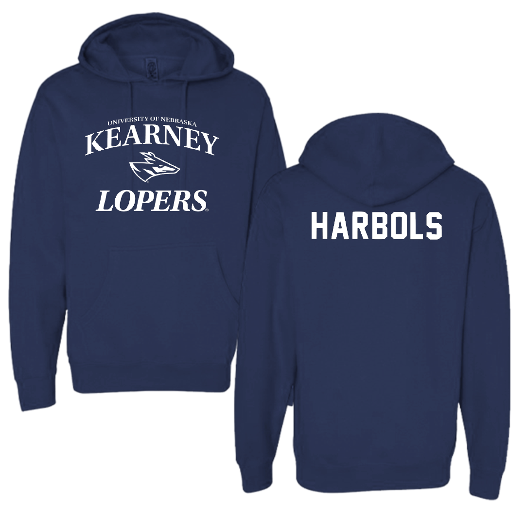 University of Nebraska at Kearney TF and XC Navy General Hoodie - Richard Harbols
