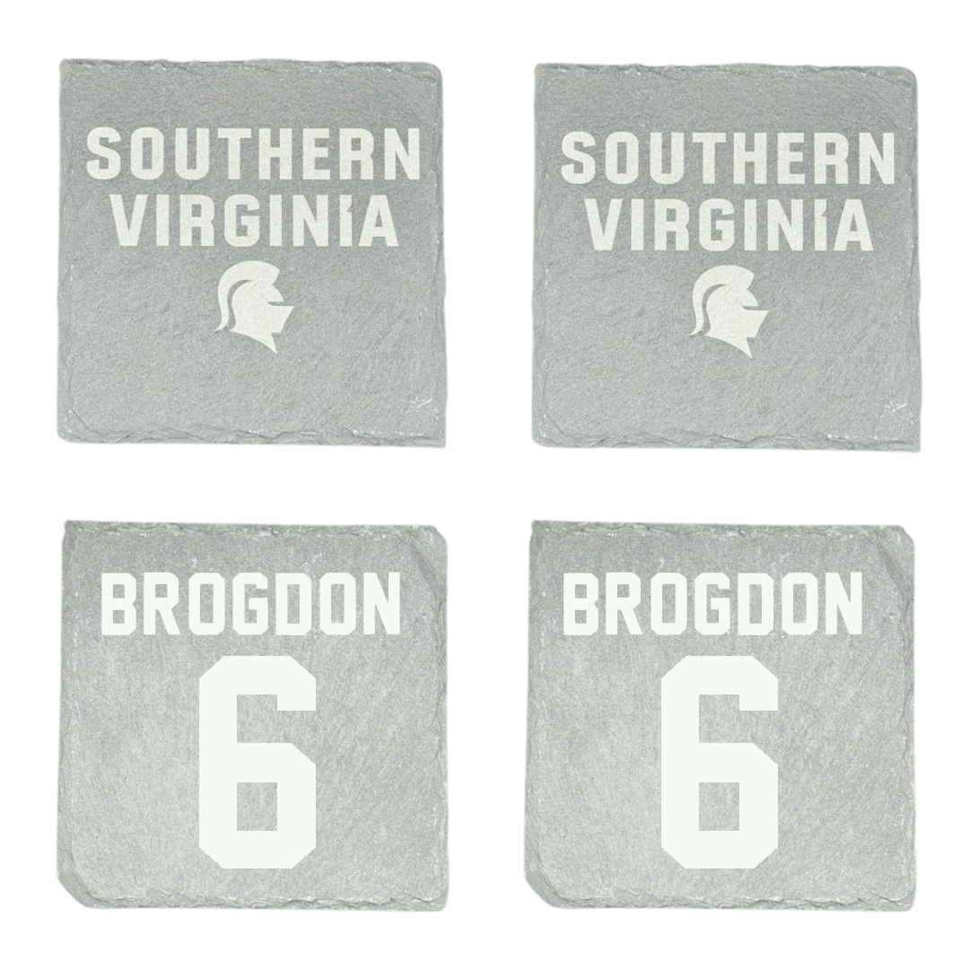 Southern Virginia University Baseball Stone Coaster (4 Pack)  - #6 Camden Brogdon
