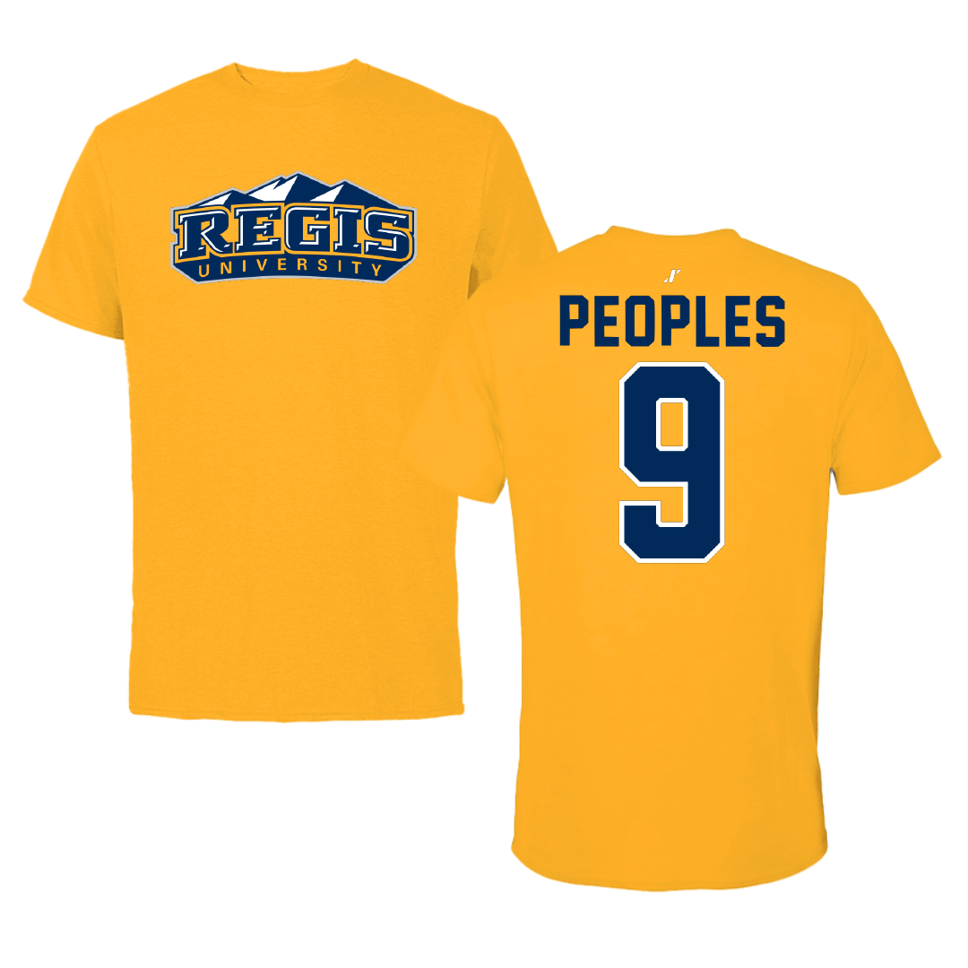 Regis University (Colorado) Basketball Gold Performance Tee - #9 Logan Peoples