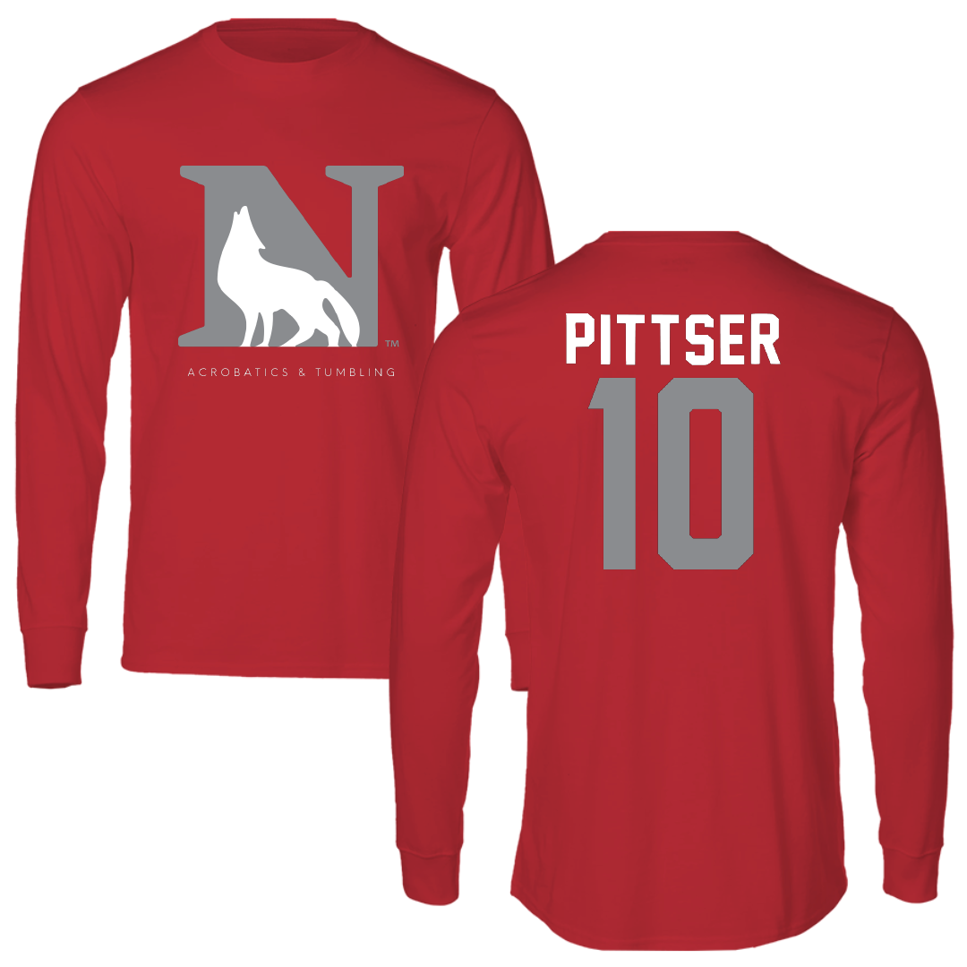Newberry College Acrobatics & Tumbling Red Long Sleeve - #10 Emma Pittser