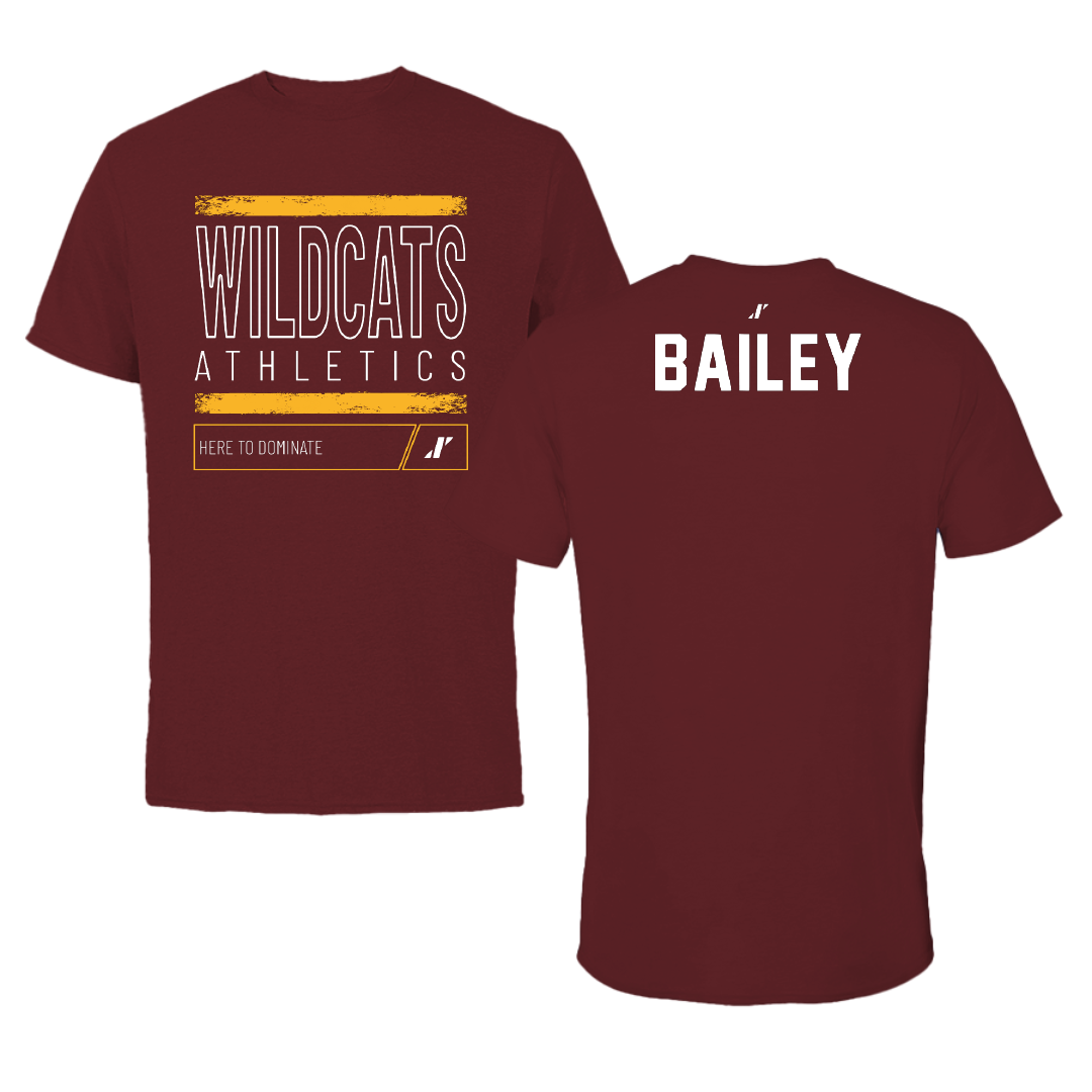 Bethune-Cookman University Cheer Maroon Dominate Performance Tee - Mykira Bailey