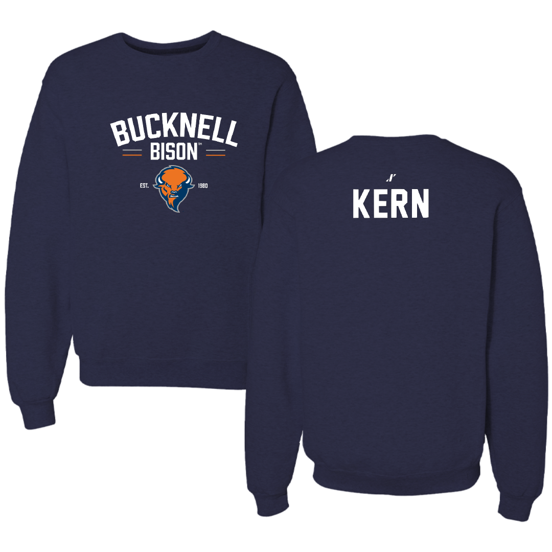 Bucknell University TF and XC Navy General Crewneck - Grant Kern
