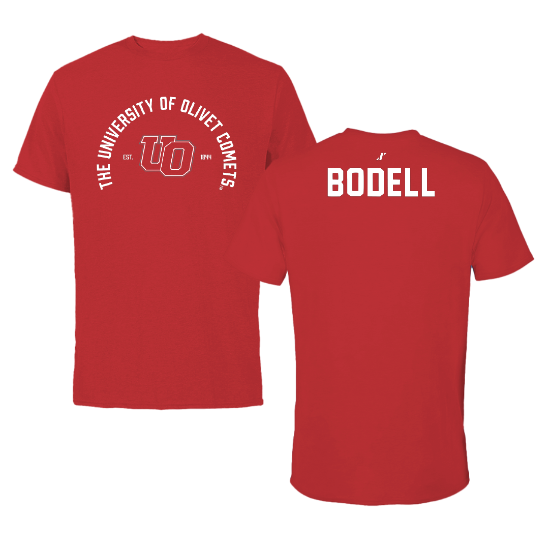The University of Olivet TF and XC Red General Performance Tee - Deegan Bodell