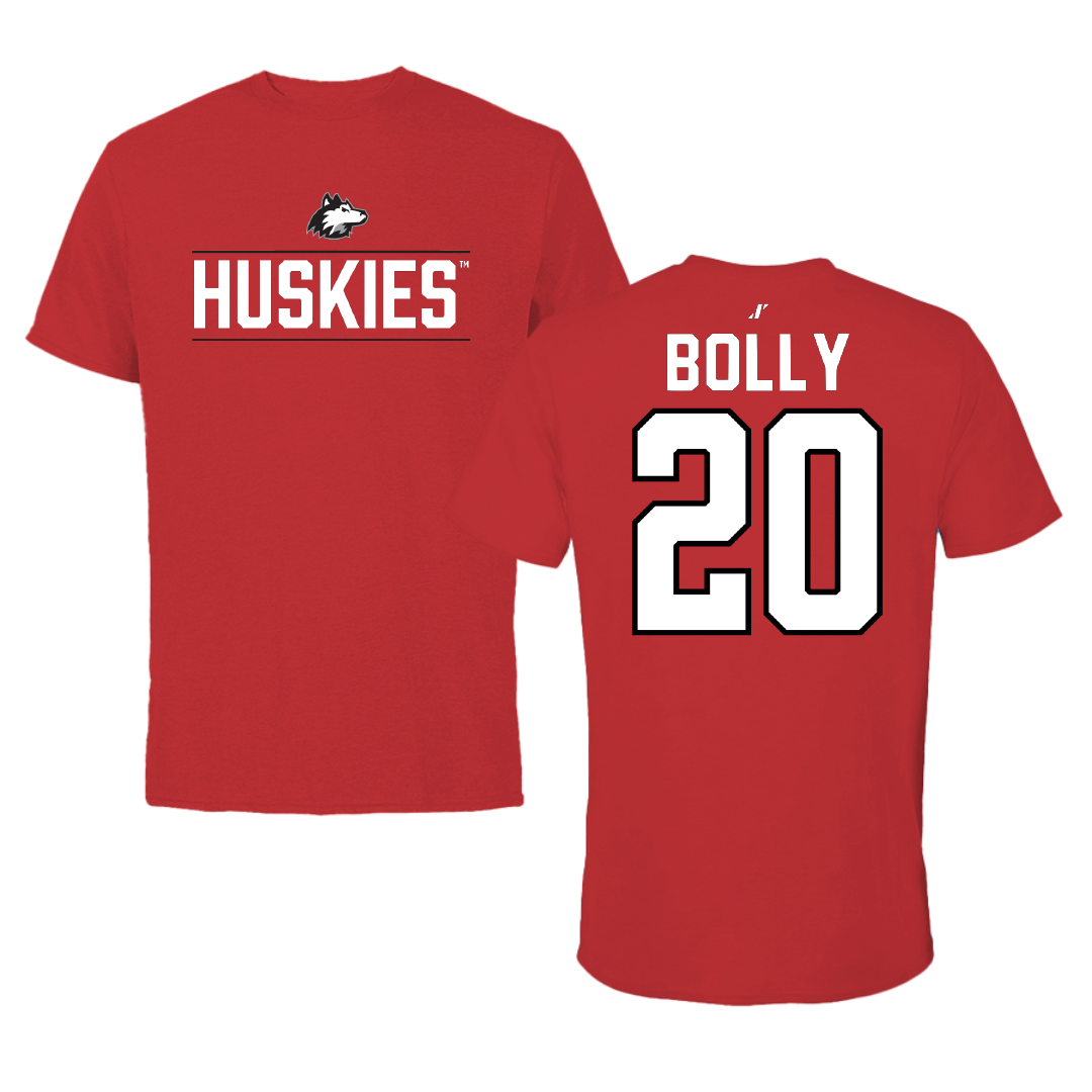 Northern Illinois University Softball Red General Tee - #20 Hannah Bolly
