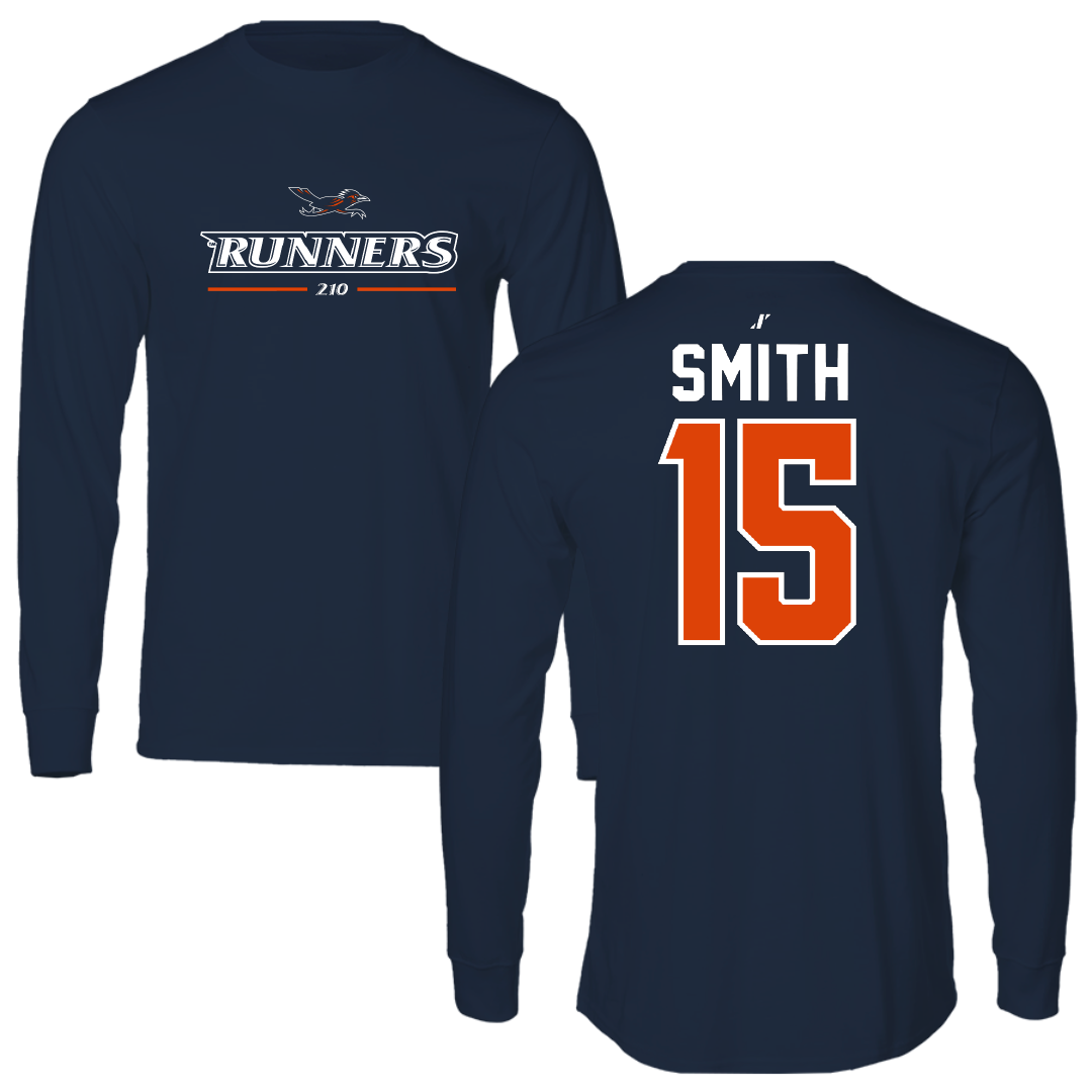University of Texas at San Antonio Softball Navy General Long Sleeve - #15 Reagan Smith