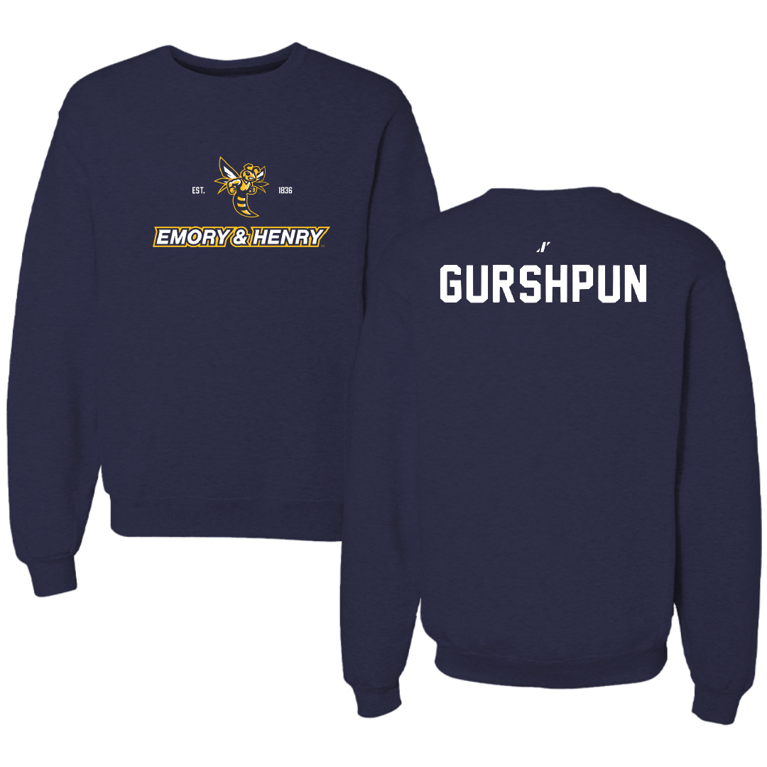 Emory & Henry College Equestrian Navy General Crewneck - Elizabeth Gurshpun