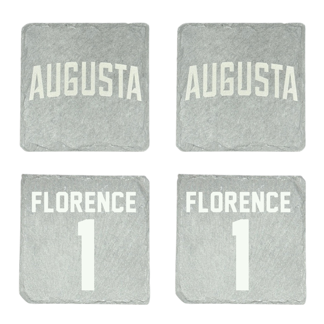 Augusta University Basketball Stone Coaster (4 Pack)  - #1 Mone Florence