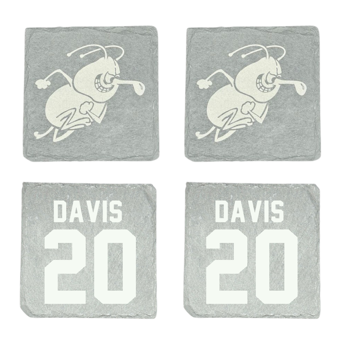University of Arkansas-Monticello Basketball Stone Coaster (4 Pack)  - #20 Devin Davis