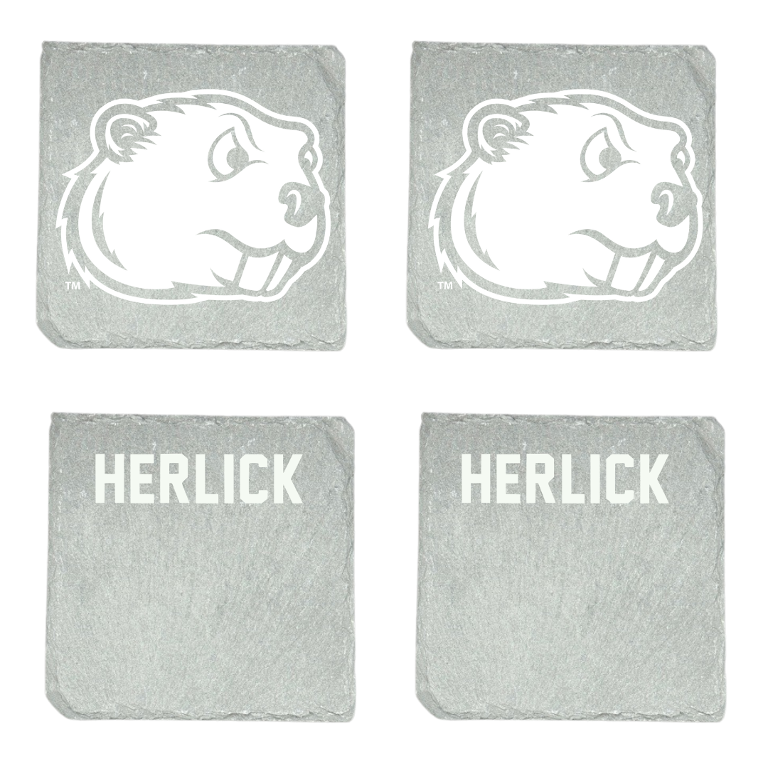 Minot State University Golf Stone Coaster (4 Pack)  - Darien Herlick