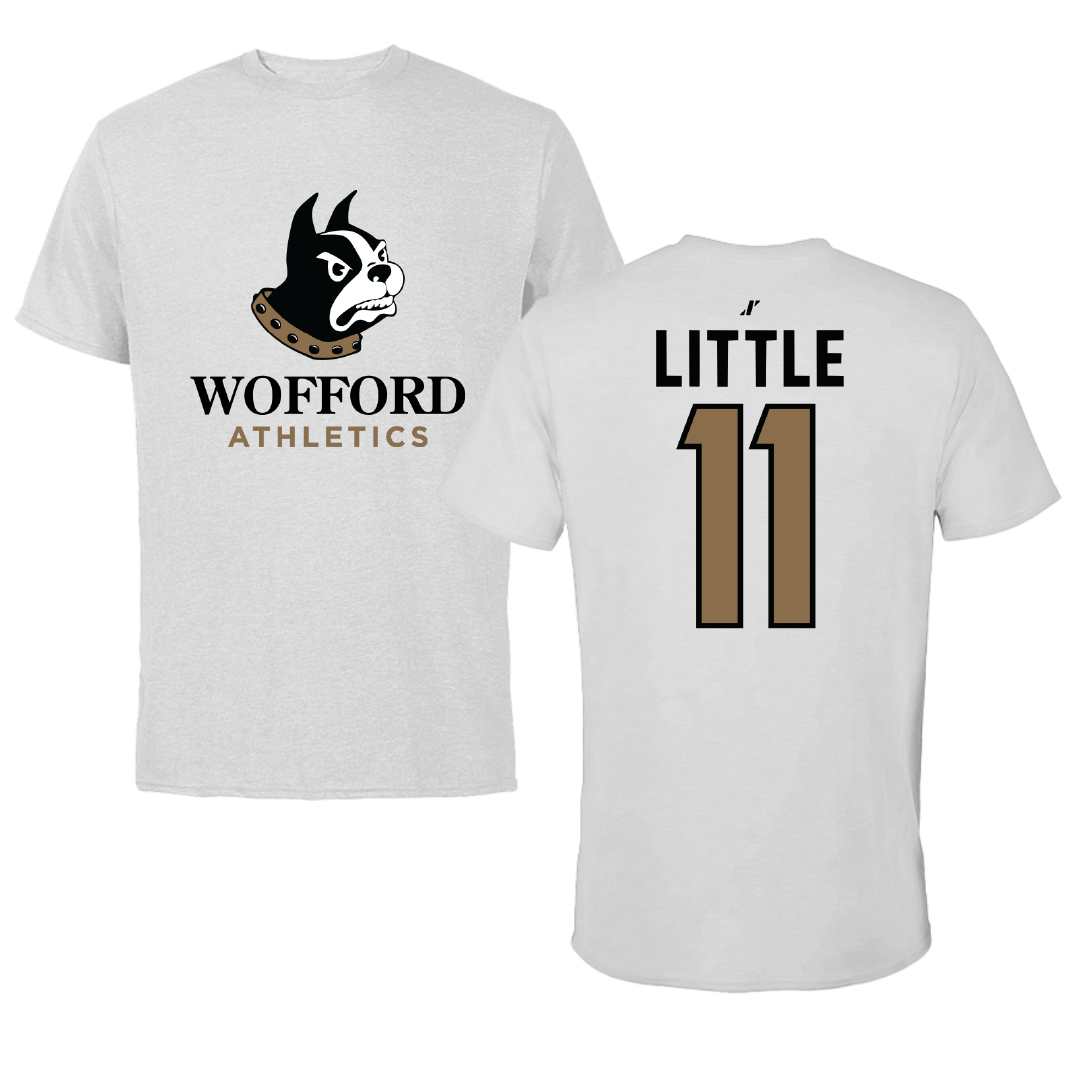 Wofford College Baseball Light Gray Tee - #11 Branton Little