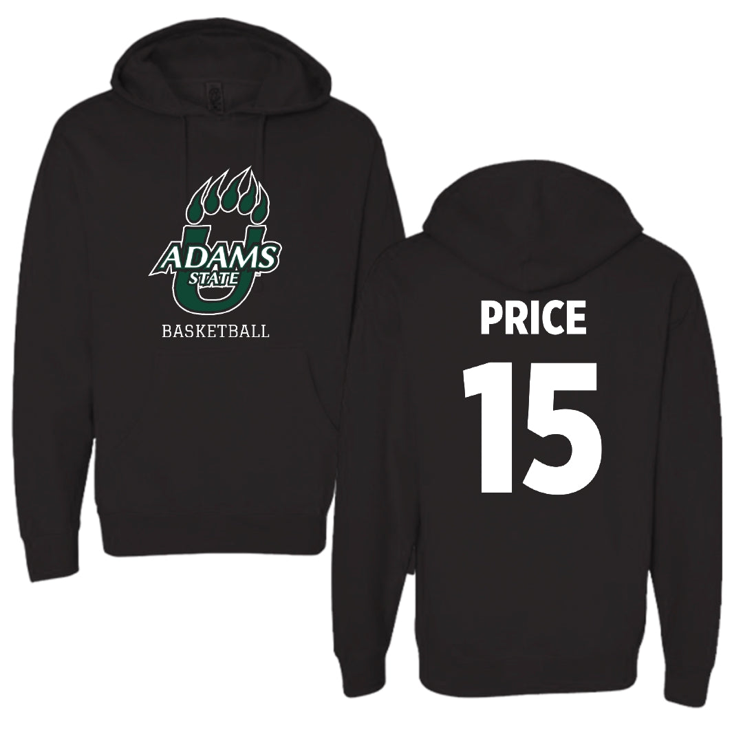 Adams State University Basketball Black Hoodie - #15 Jada Price