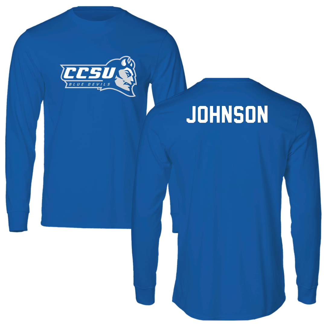 Central Connecticut State University Cheer Blue Devils Performance Long Sleeve - Maiyah Johnson
