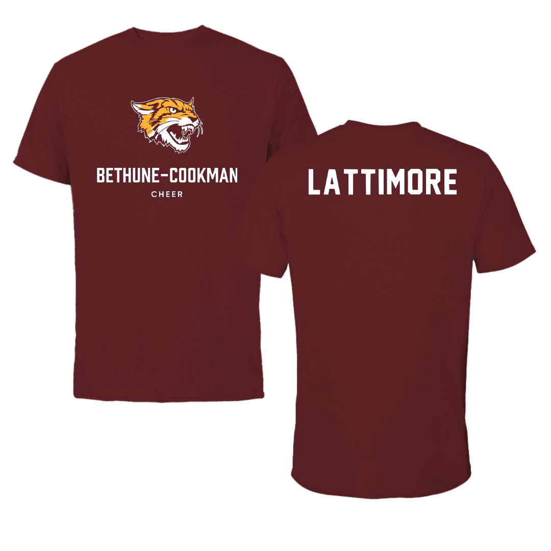Bethune-Cookman University Cheer Maroon Tee - Rose Lattimore