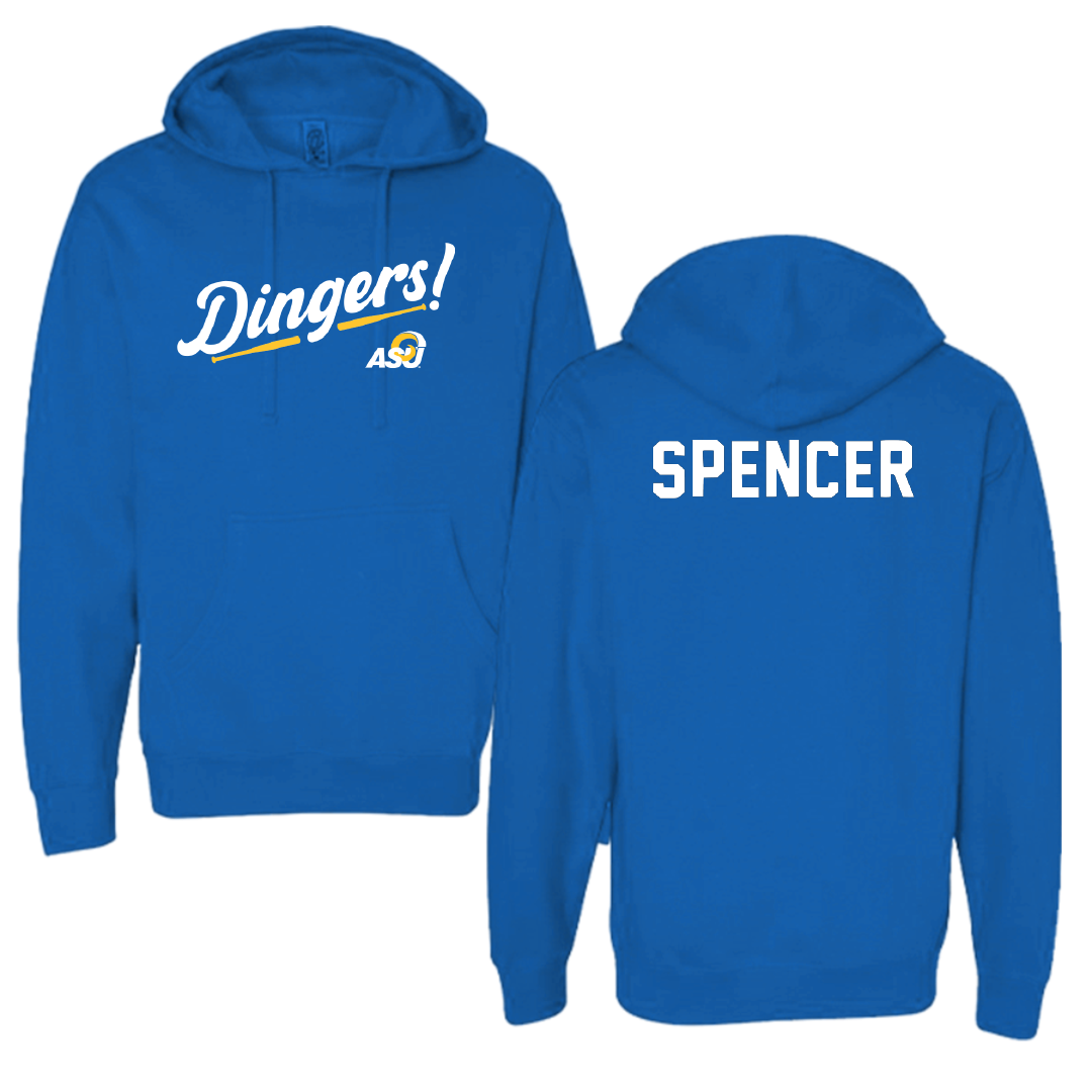 Angelo State University Baseball Blue Dingers Hoodie - Luke Spencer