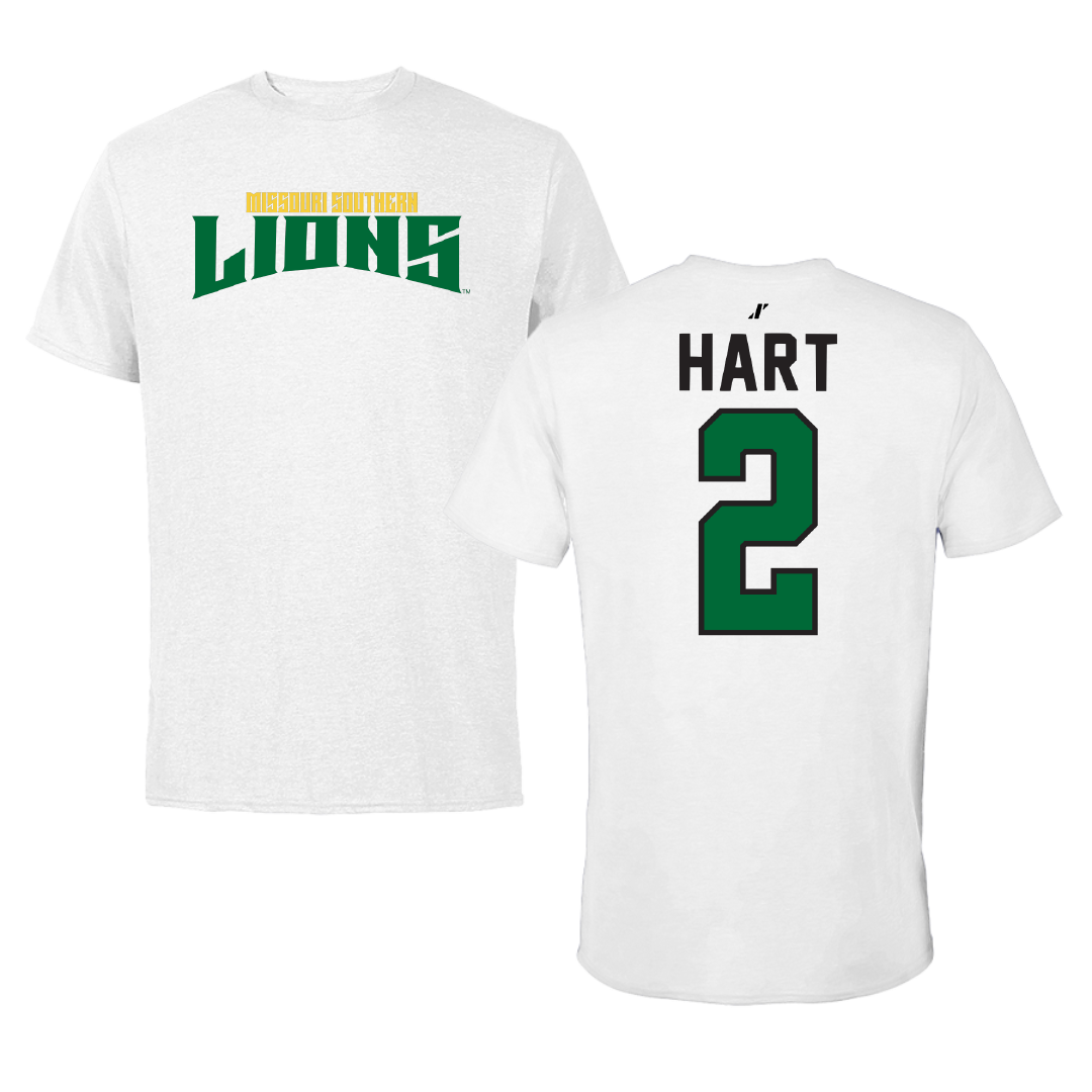 Missouri Southern State University Basketball White Classic Performance Tee - #2 Mackenzie Hart