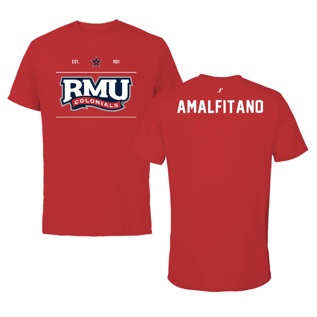 Robert Morris University Rowing Red General Tee - Michayla Amalfitano