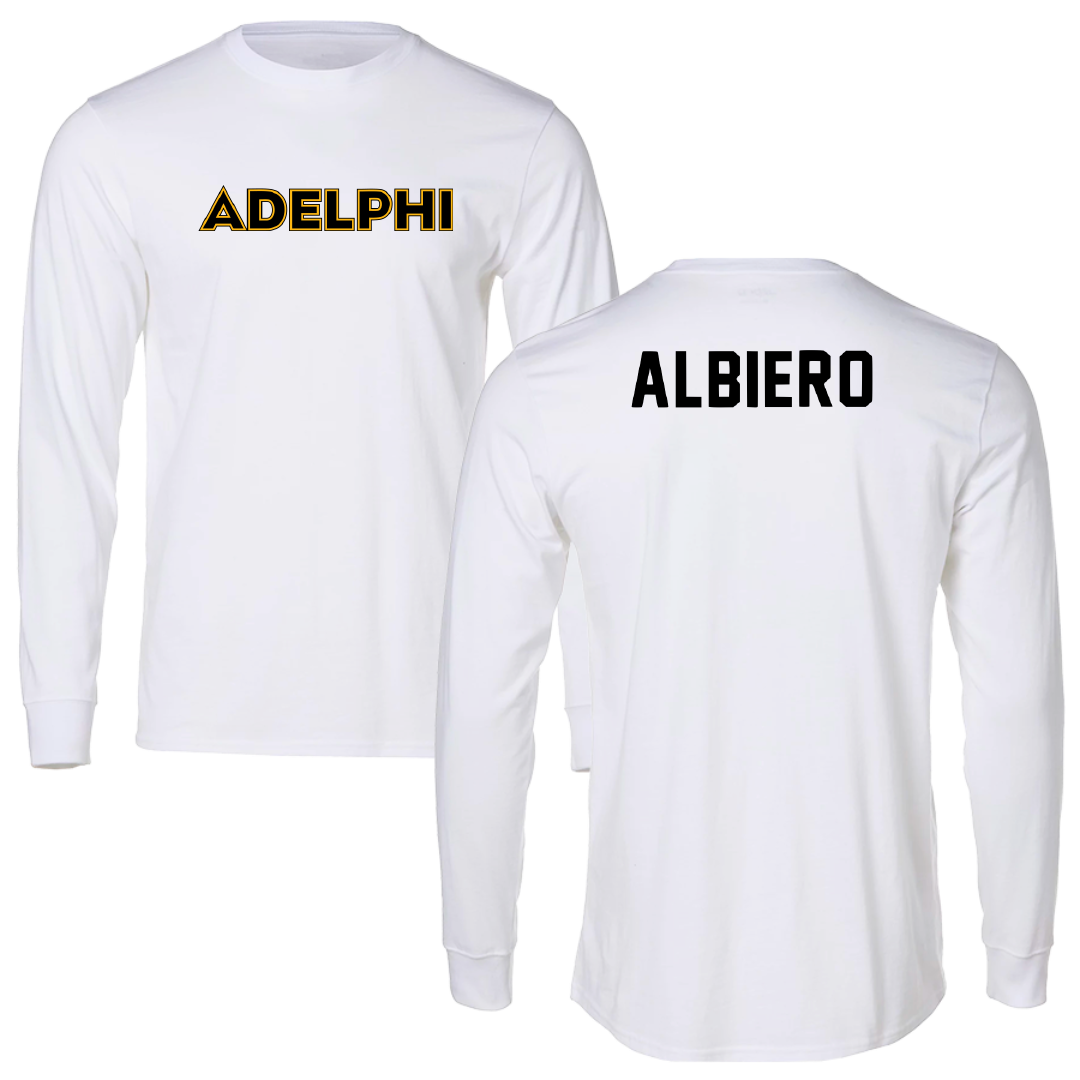 Adelphi University Tennis White Long Sleeve - Andrea Albiero