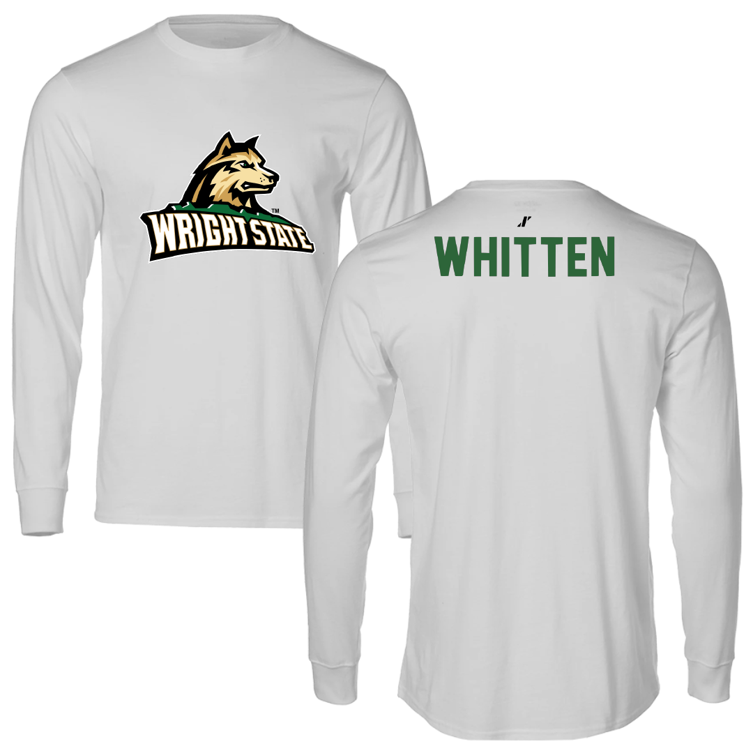 Wright State University TF and XC Light Gray Long Sleeve - Samuel Whitten