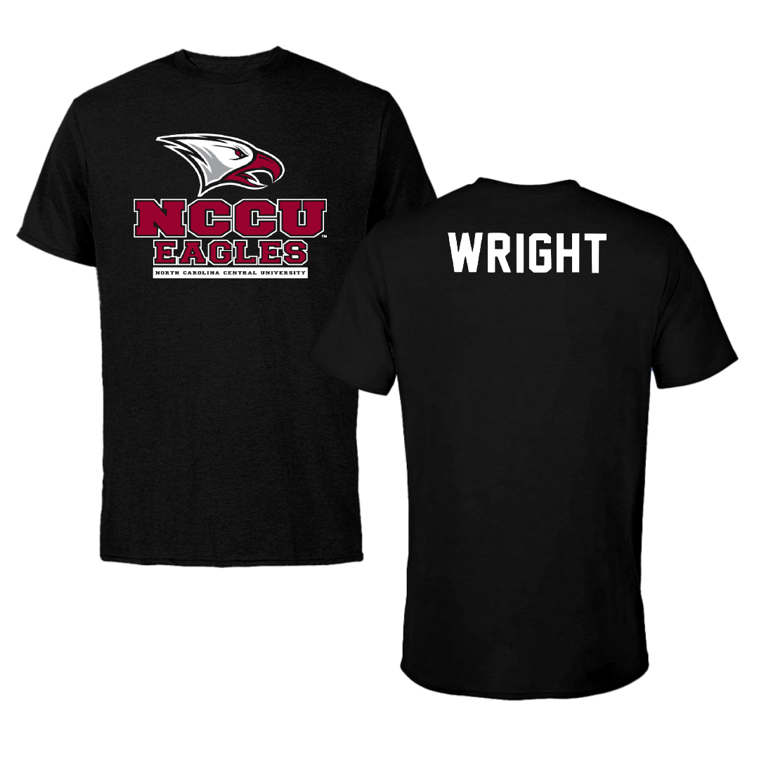 North Carolina Central University TF and XC Black Tee - CJ Wright