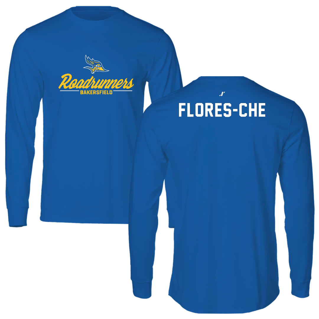 California State University-Bakersfield Wrestling Blue General Performance Long Sleeve - Devyn Flores-Che