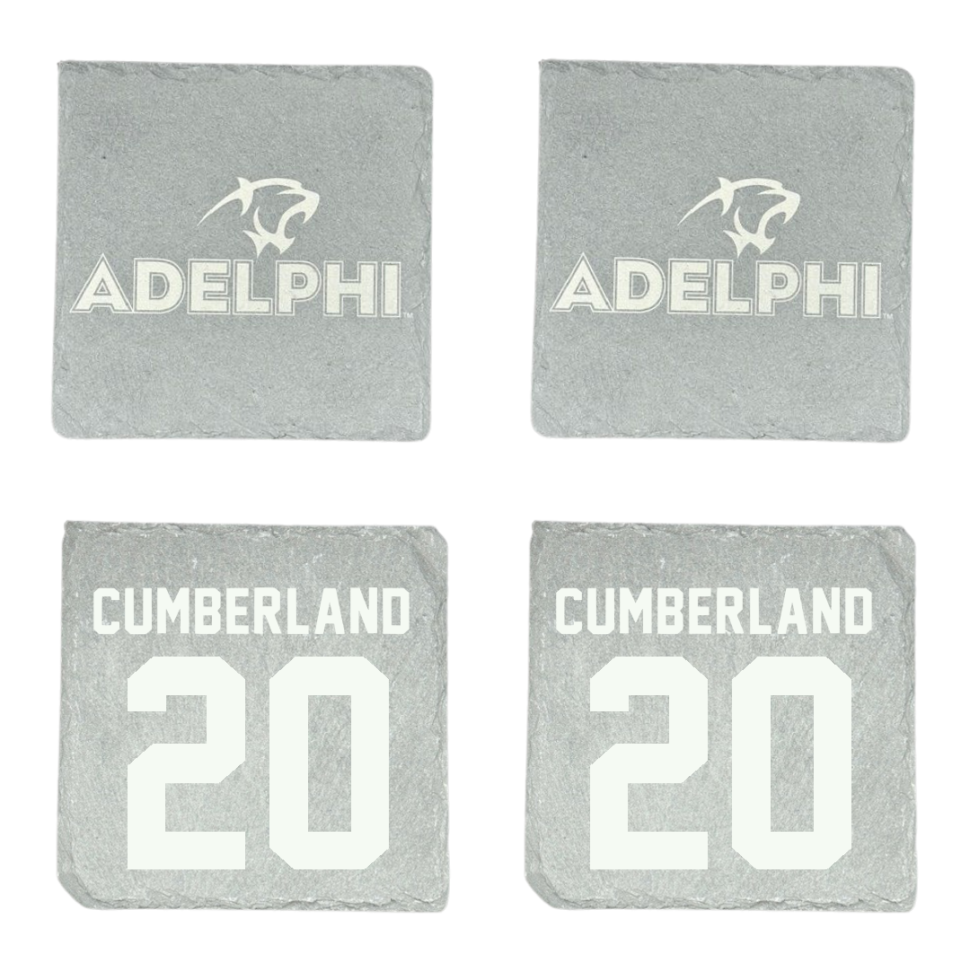Adelphi University Basketball Stone Coaster (4 Pack)  - #20 Myles Cumberland