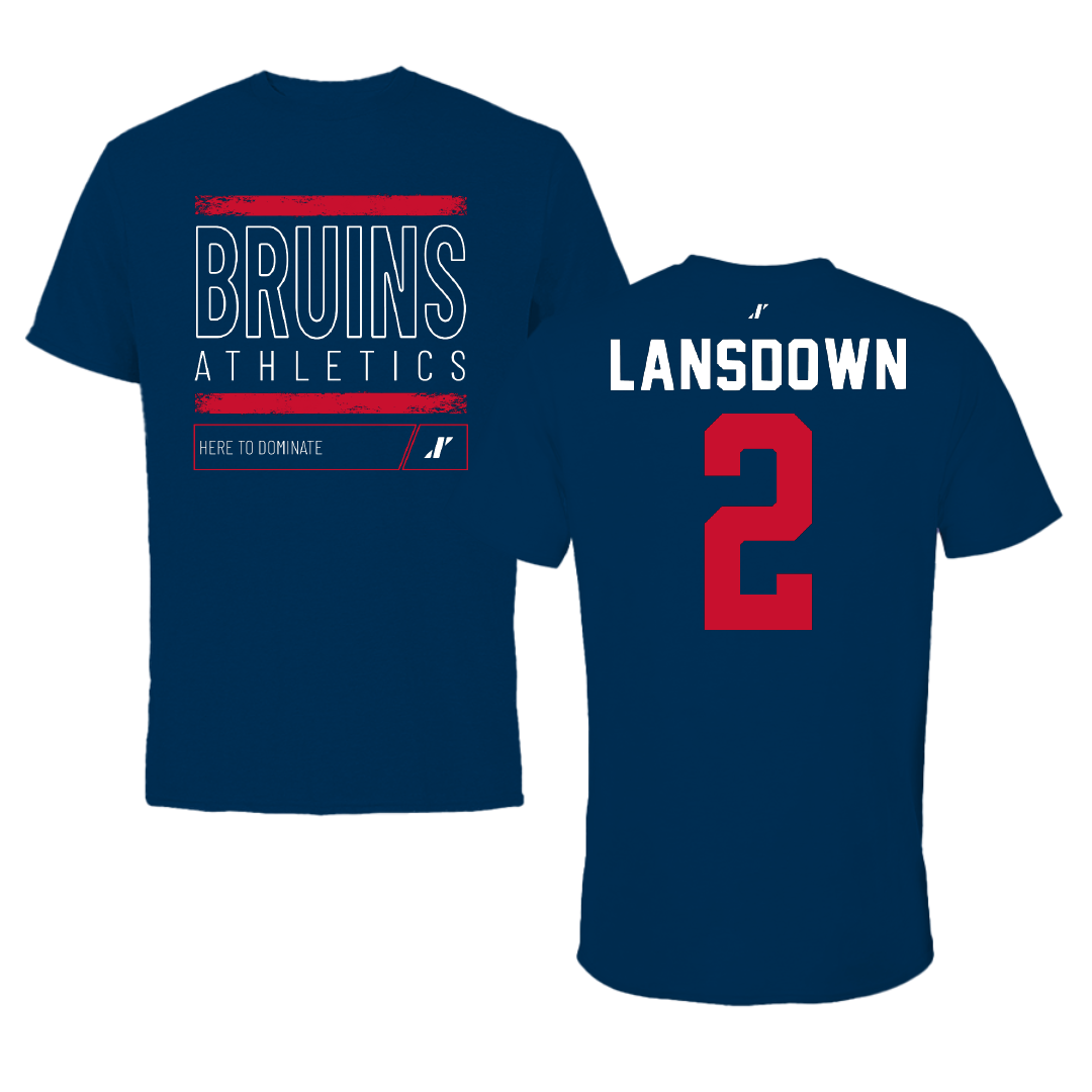 Belmont University Volleyball Navy Dominate Tee - #2 Madison Lansdown