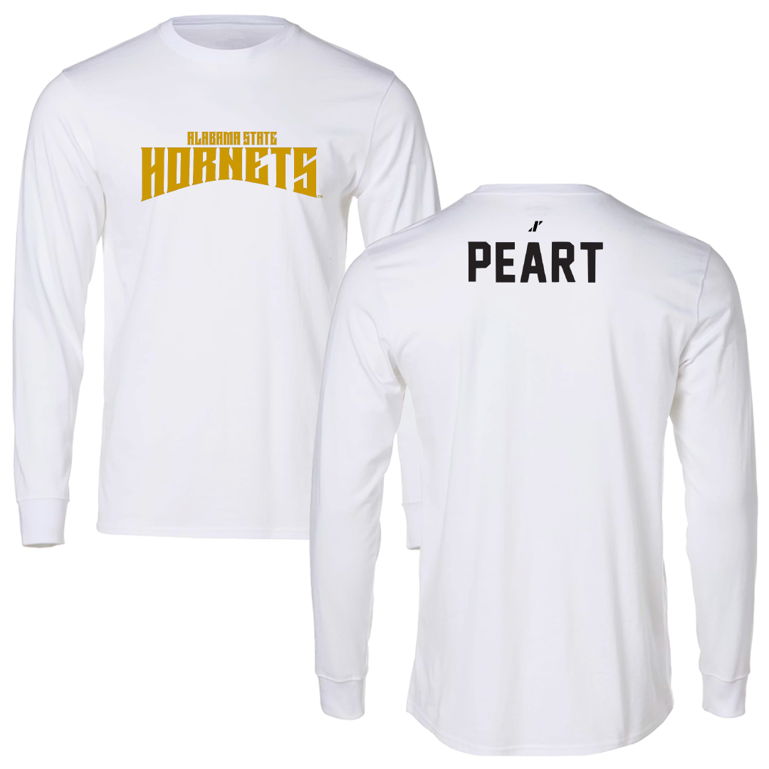 Alabama State University TF and XC White Classic Performance Long Sleeve - Shawna-kay Peart