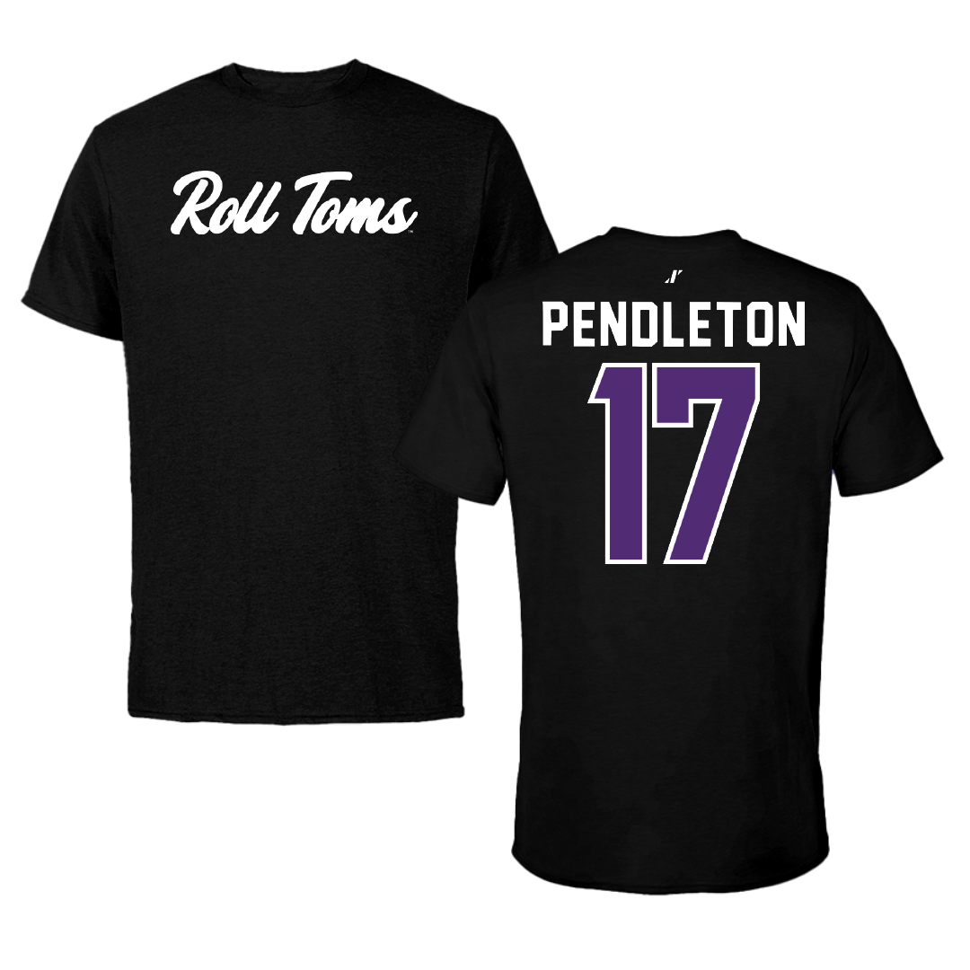 University of St. Thomas (Minnesota) Football Black Performance Tee - #17 Jordan Pendleton