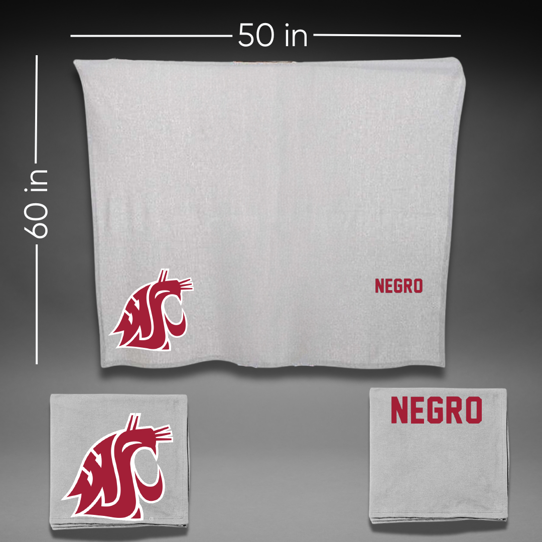 Washington State University TF and XC Gray Blanket - Madisyn Negro