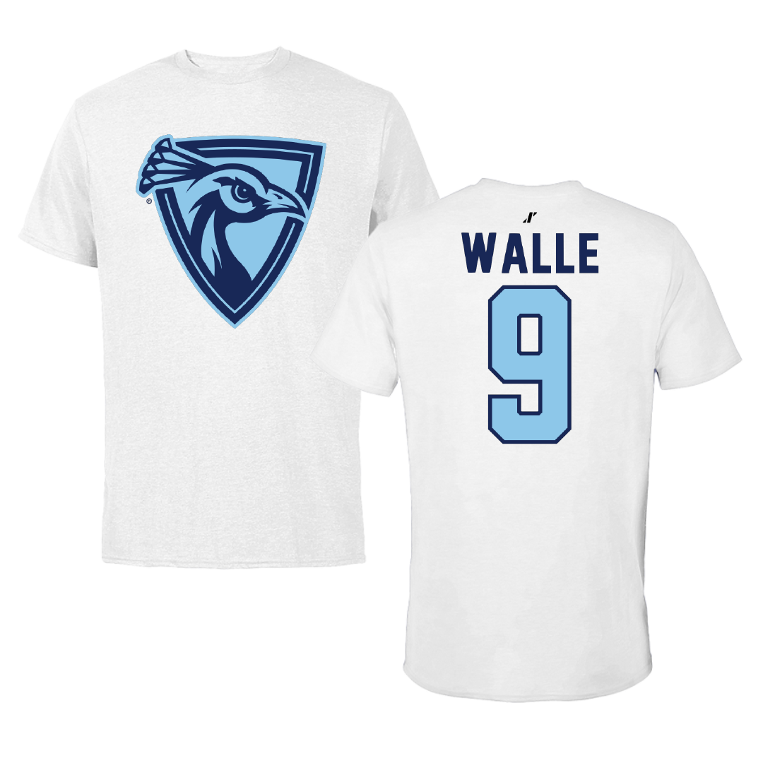 Upper Iowa University Soccer White Tee - #9 Thomas Walle