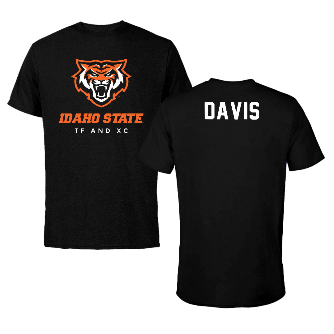 Idaho State University TF and XC Black Performance Tee - Cam Davis