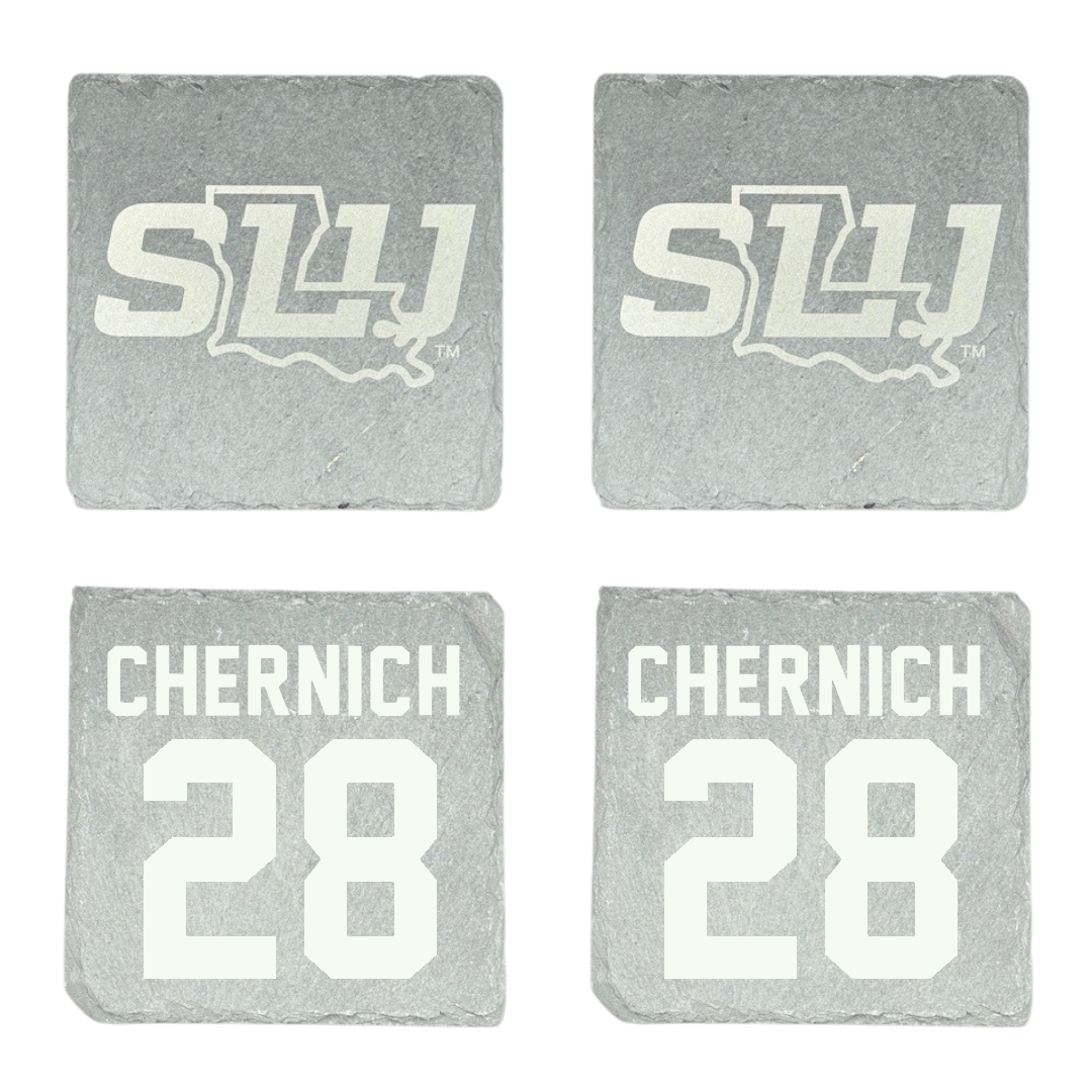 Southeastern Louisiana University Softball Stone Coaster (4 Pack)  - #28 Nadia Chernich