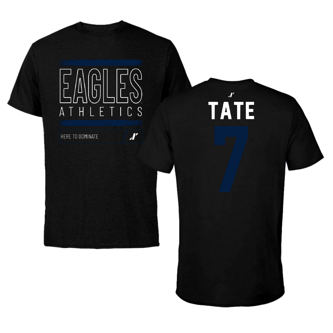 Georgia Southern University Baseball Black Dominate Tee - #7 Josh Tate