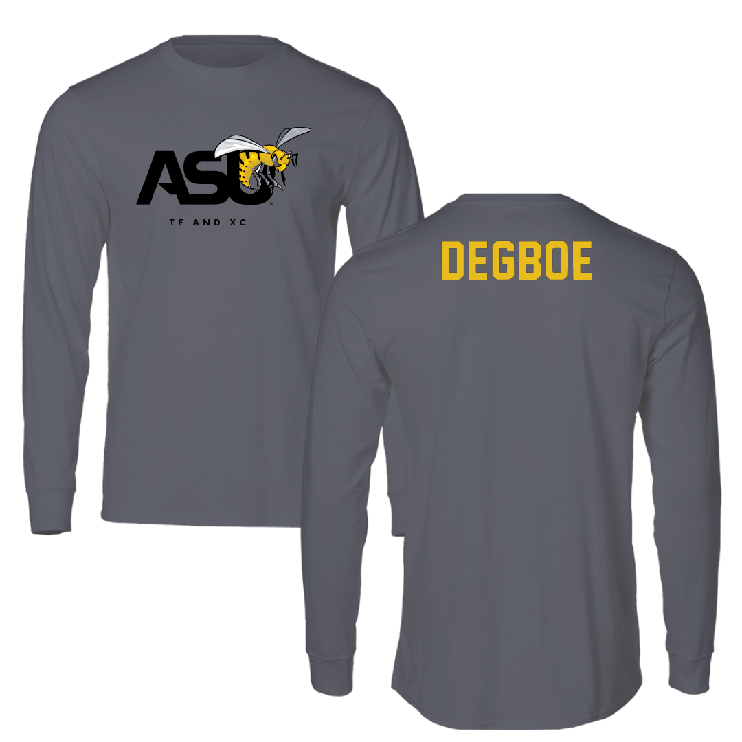 Alabama State University TF and XC Dark Gray Long Sleeve - Angelique Degboe