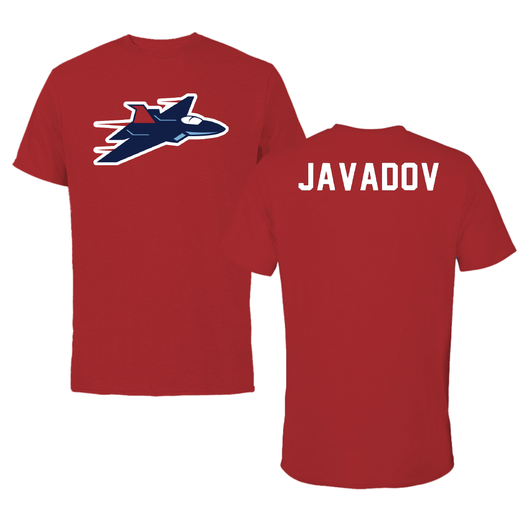 Newman University Tennis Canvas Red Tee - David Javadov