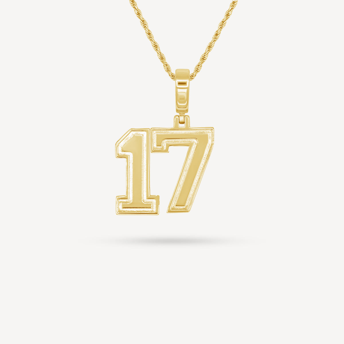 Gold Presidents Pendant and Chain - #17 David Huntting