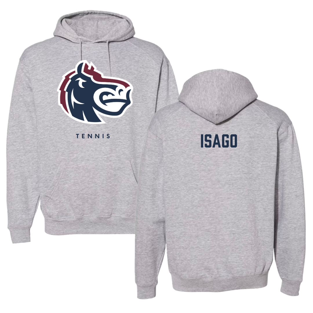 Fairleigh Dickinson University-Metropolitan Campus Tennis Gray Hoodie - Namie Isago