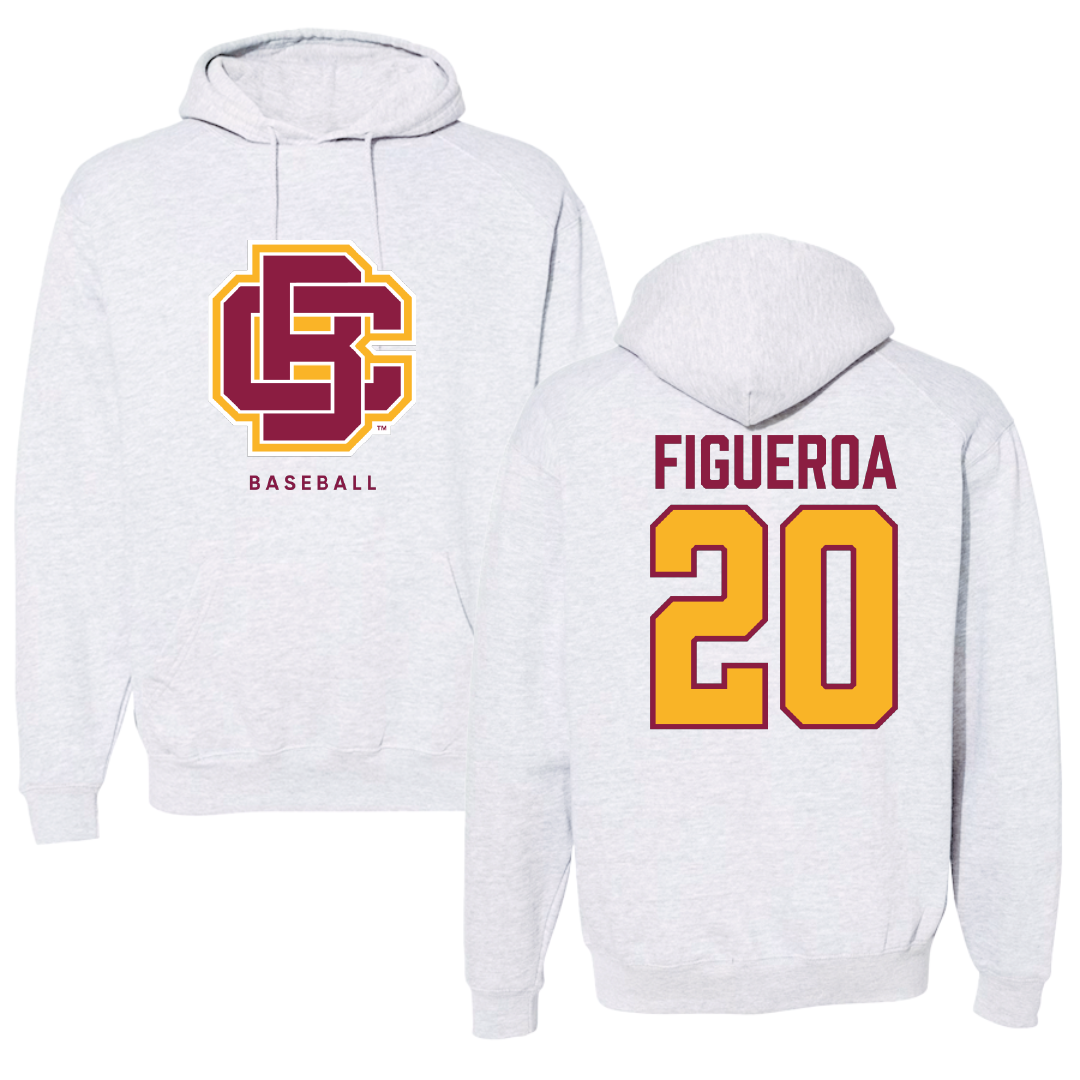 Bethune-Cookman University Baseball Gray Hoodie - #20 Daniel Figueroa