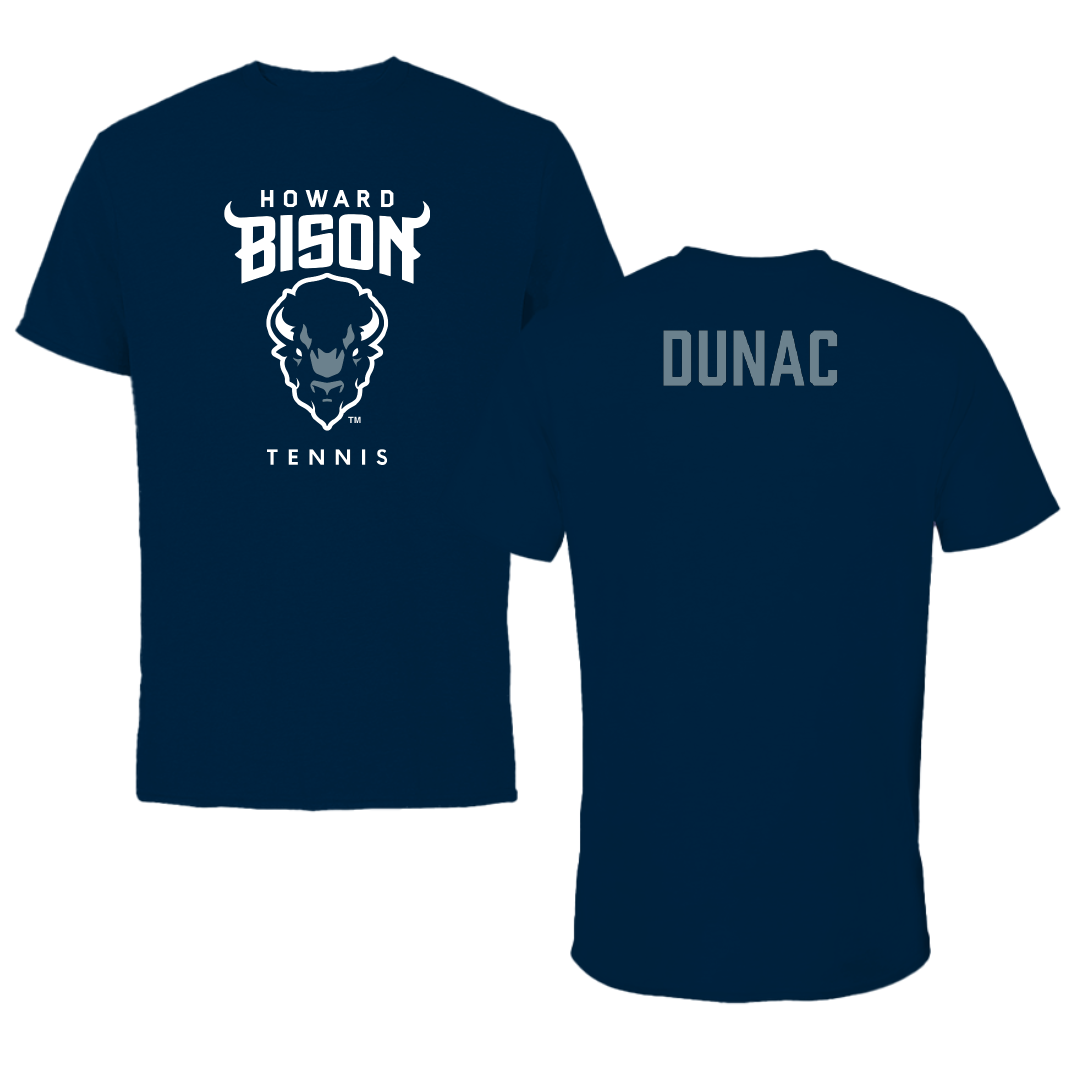 Howard University Tennis Navy Performance Tee - Daniel Dunac
