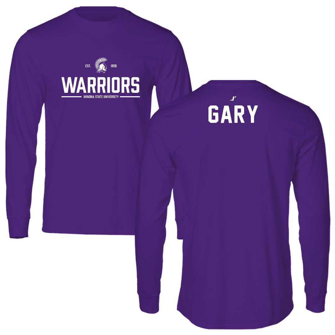 Winona State University Tennis Purple General Long Sleeve - Skylar Gary