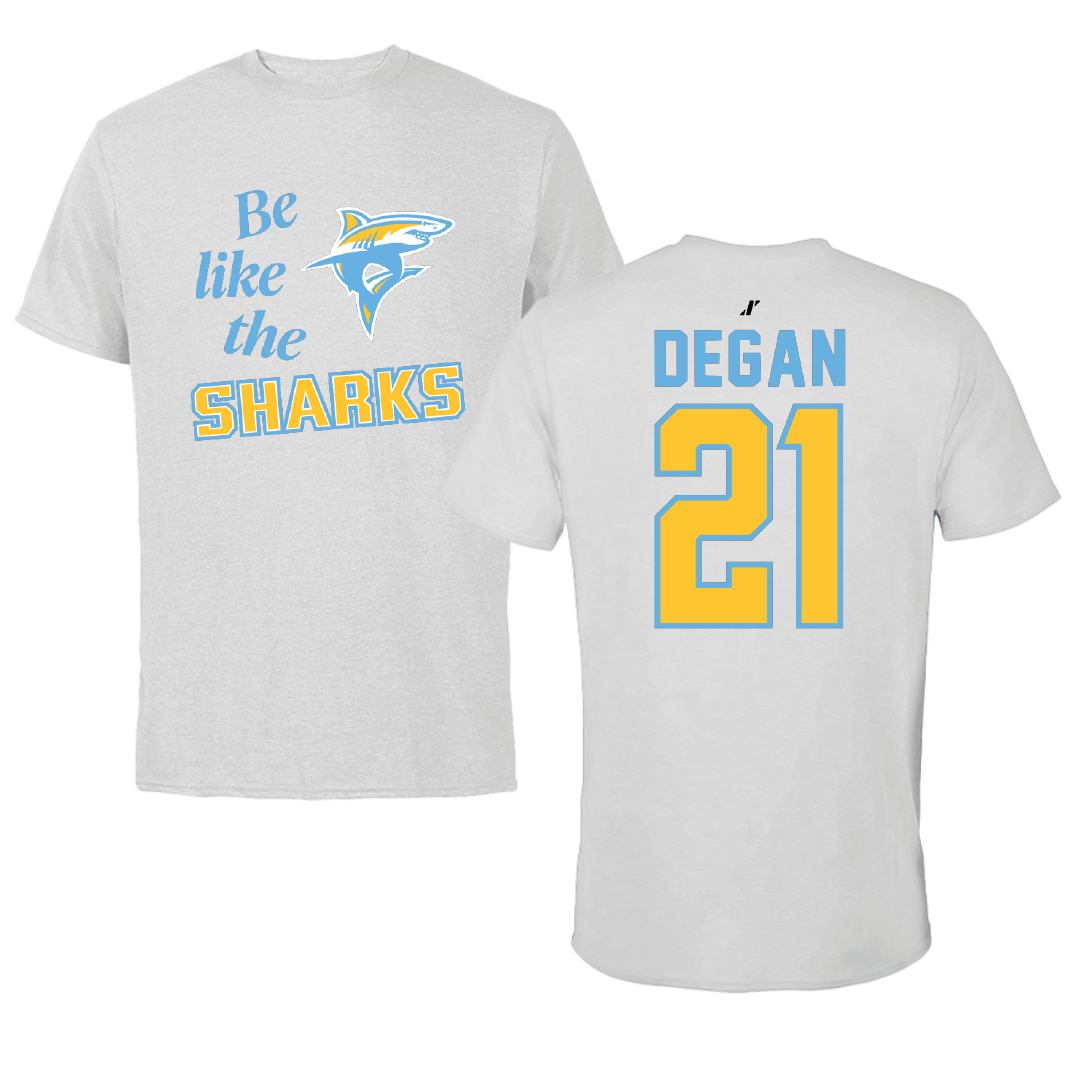 Long Island University Ice Hockey Light Gray Be Like Us Tee - #21 Alexa Degan