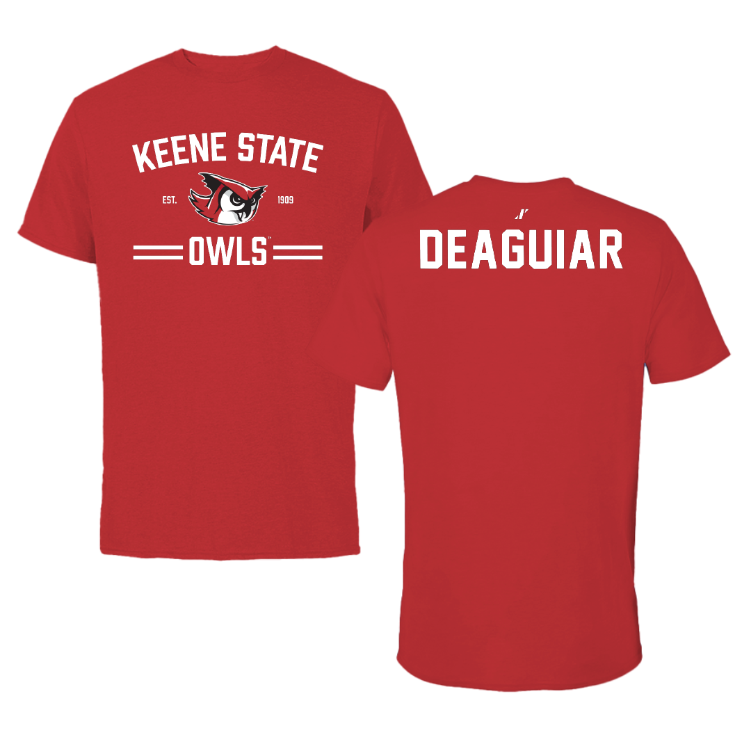 Keene State College TF and XC Red General Tee - Jonathan DeAguiar