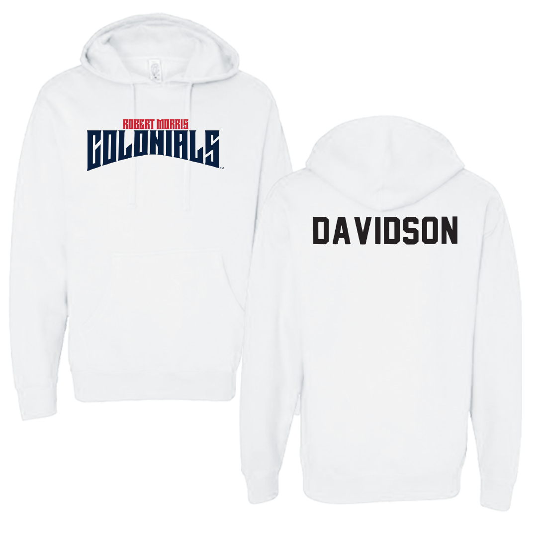 Robert Morris University Cheer White Classic Hoodie - Danika Davidson