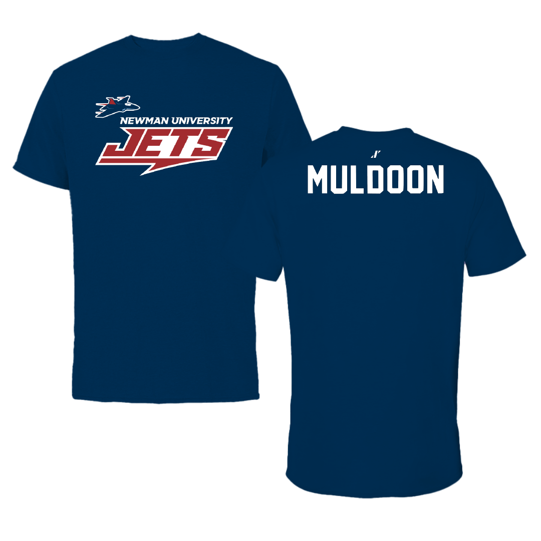 Newman University Golf Navy General Tee - Braxton Muldoon