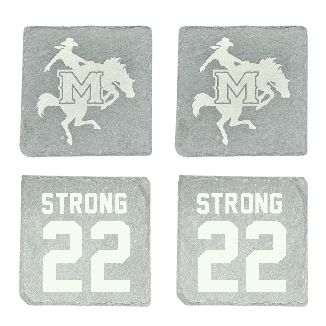 McNeese State University Football Stone Coaster (4 Pack)  - #22 Bryce Strong